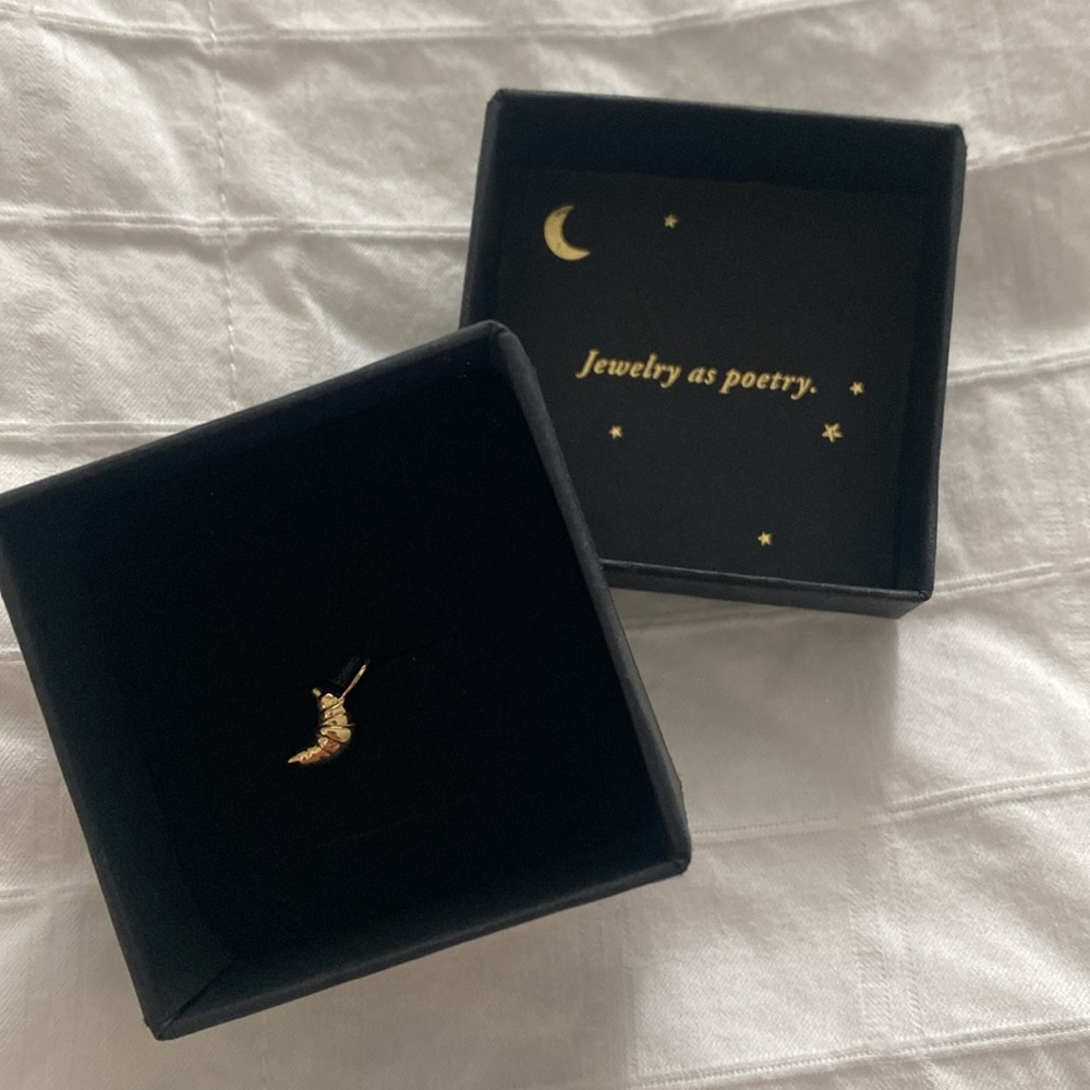 Catbird tiny croissant 🥐 charm